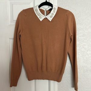Forever 21 Gem Collar Sweater size M